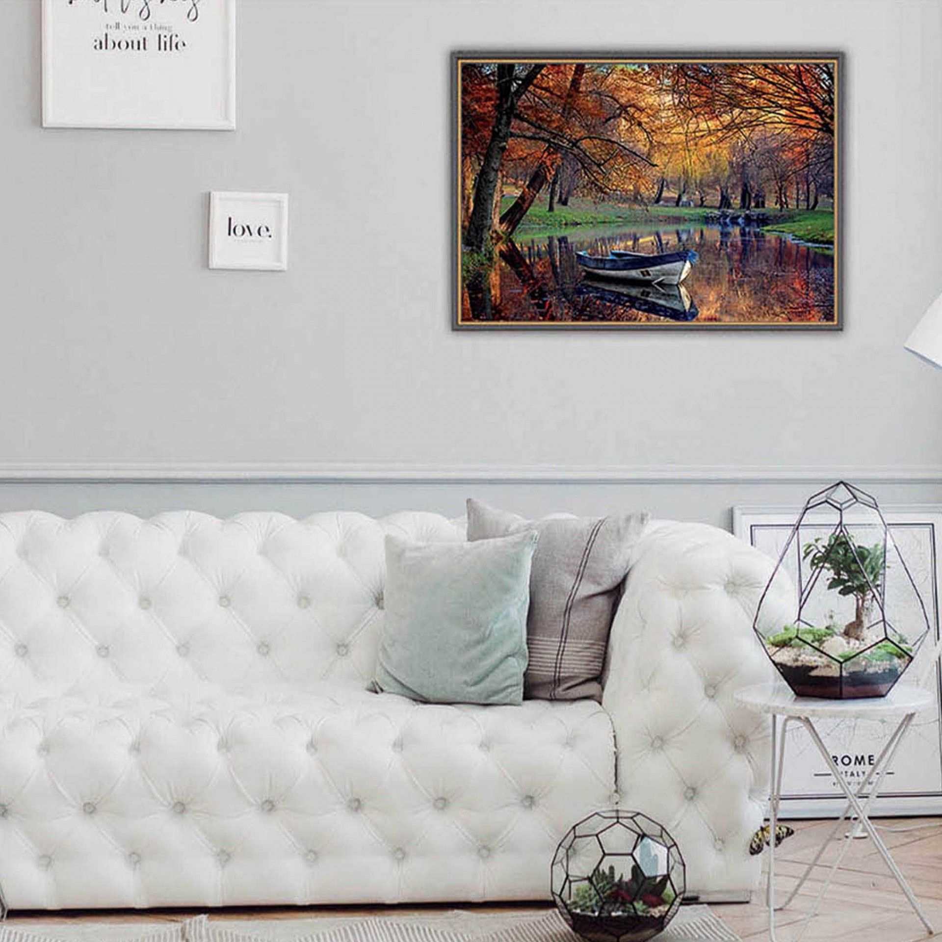 Puzzle Educa 2000 Peças Barco No Lago