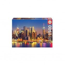 Puzzle Educa 1500 Peas  Manhattan  Noite
