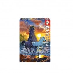 Puzzle Educa 1000 Peas Unicrnios Praia