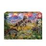 Puzzle Educa 500 Peas Encontro Dinossauros