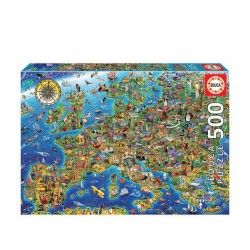 Puzzle Educa 500 Peas Mapa Europa