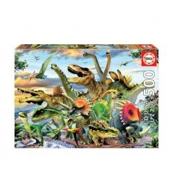 Puzzle Educa 500 Peas Dinossauros