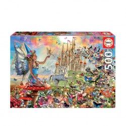 Puzzle Educa 500 Peas Fadas E Borboletas