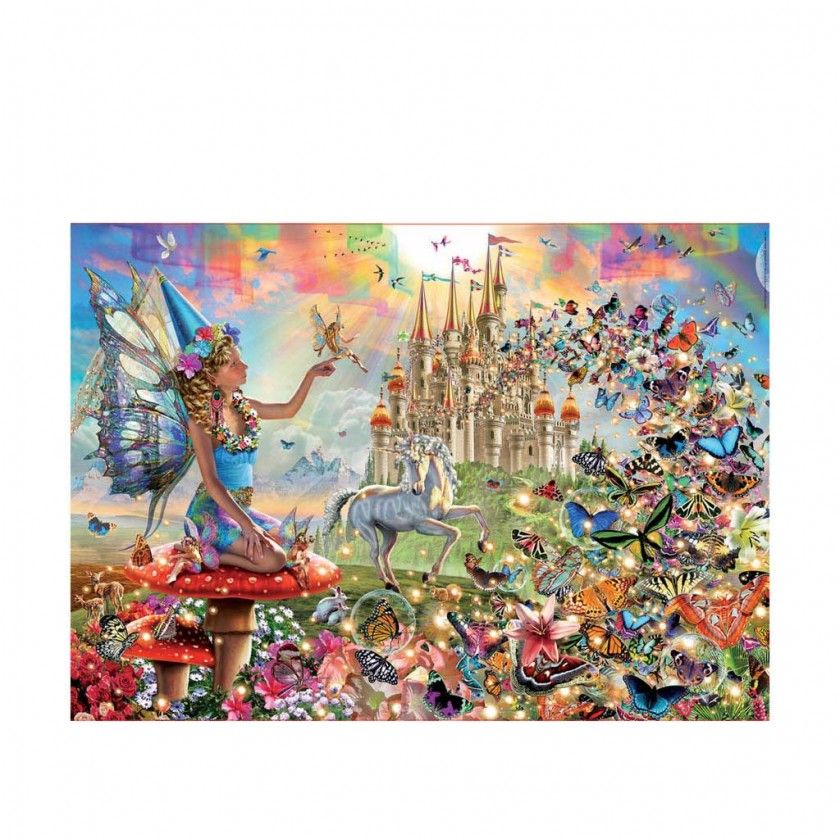 Puzzle Educa 500 Peas Fadas E Borboletas