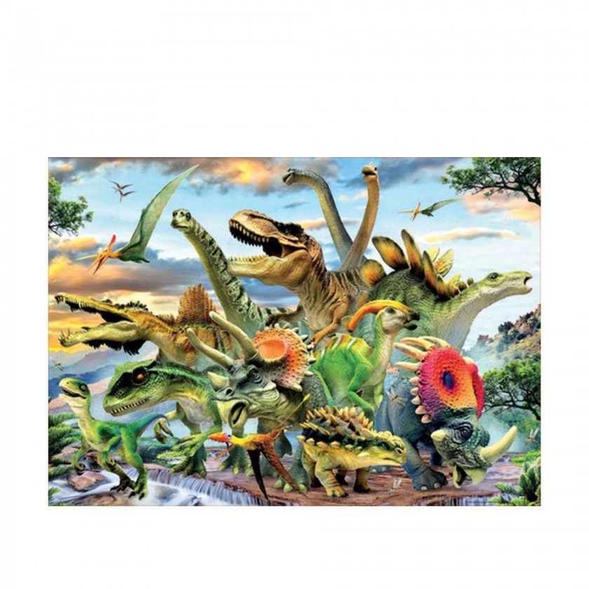 Puzzle Educa 500 Peas Dinossauros