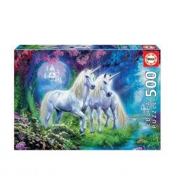 Puzzle Educa 500 Peas Unicrnios No Bosque