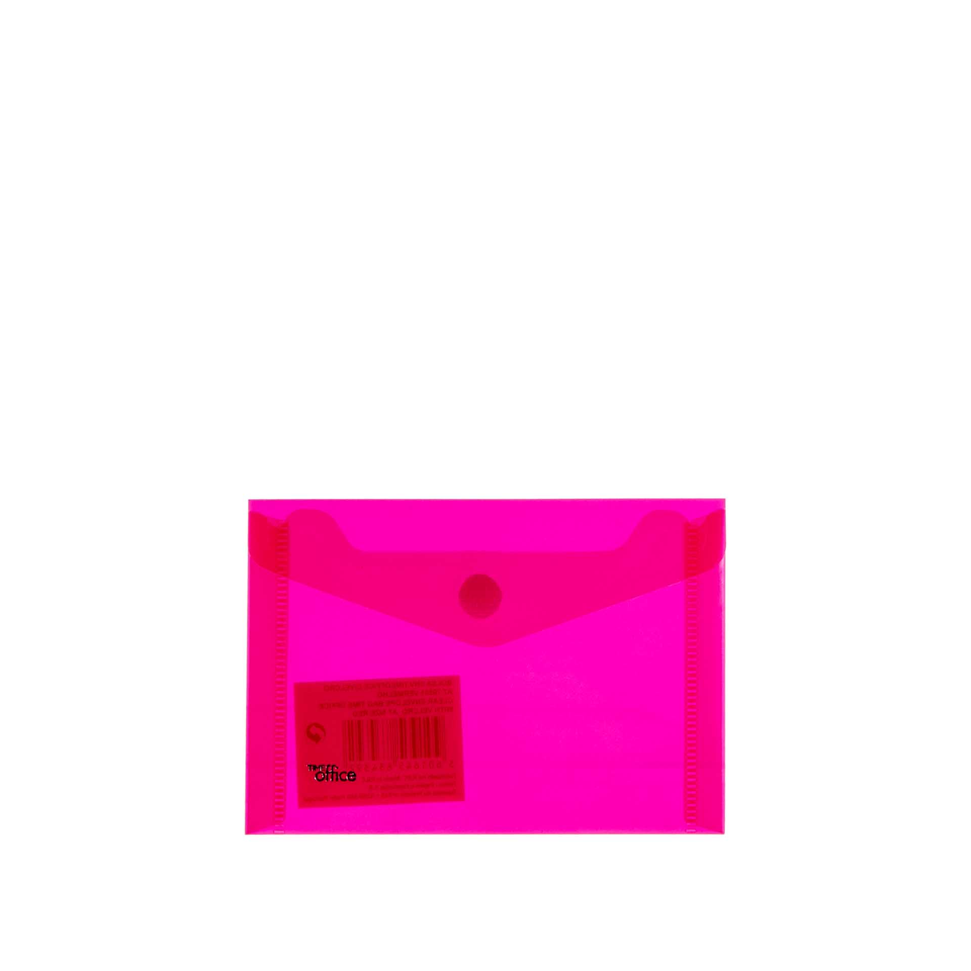 Bolsa Envelope Timeoffice com Velcro Vermelho A7