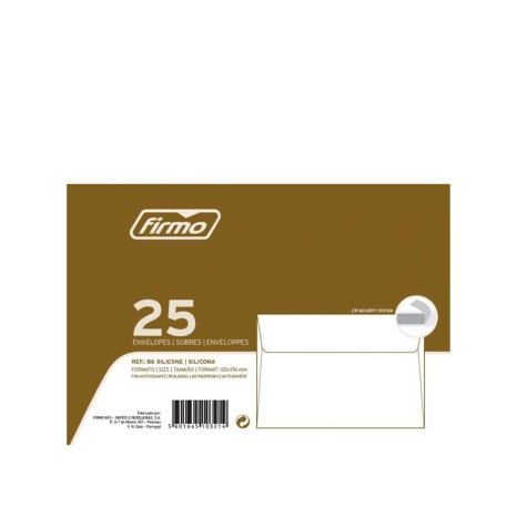 Envelope B6 Silicone 17.6X12cm 90gr Pack 25 - Image product