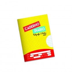 Caderno Agrafado Firmo 2 Linhas A5 20F 60gr