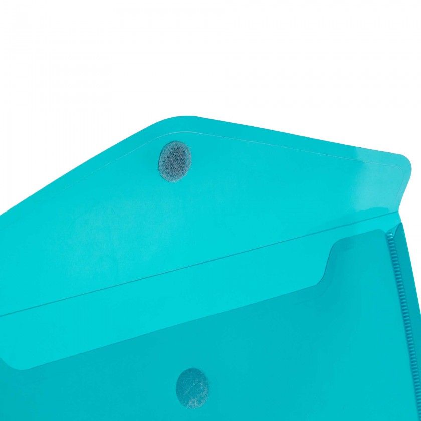 Bolsa Envelope Timeoffice com Velcro Azul A6 Bolsa Envelope Timeoffice com Velcro Azul A6