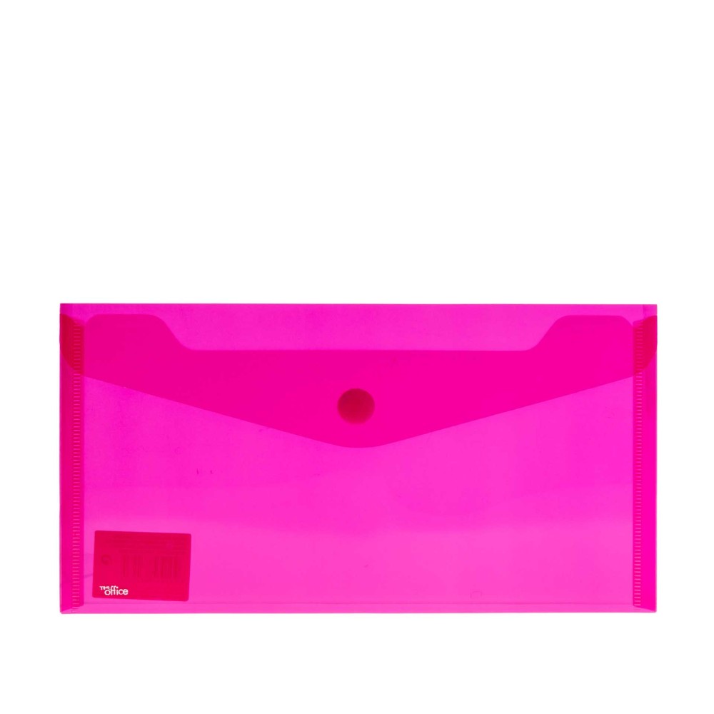 Bolsa Envelope Timeoffice com Velcro Vermelho