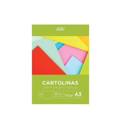 Bloco Cartolina Clara 25 Folhas 180gr - Image product