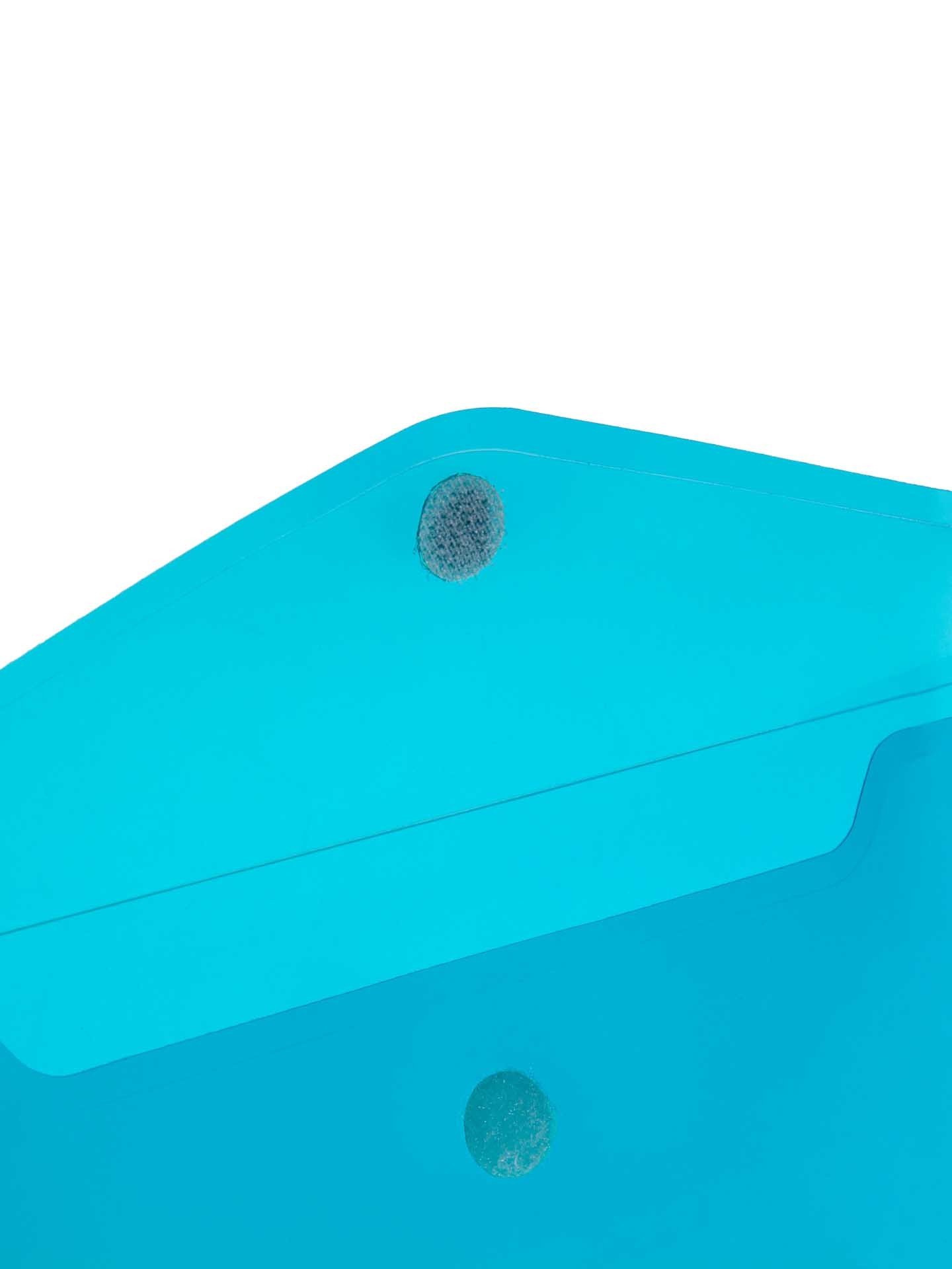 Bolsa Envelope Firmo com Velcro Azul A5
