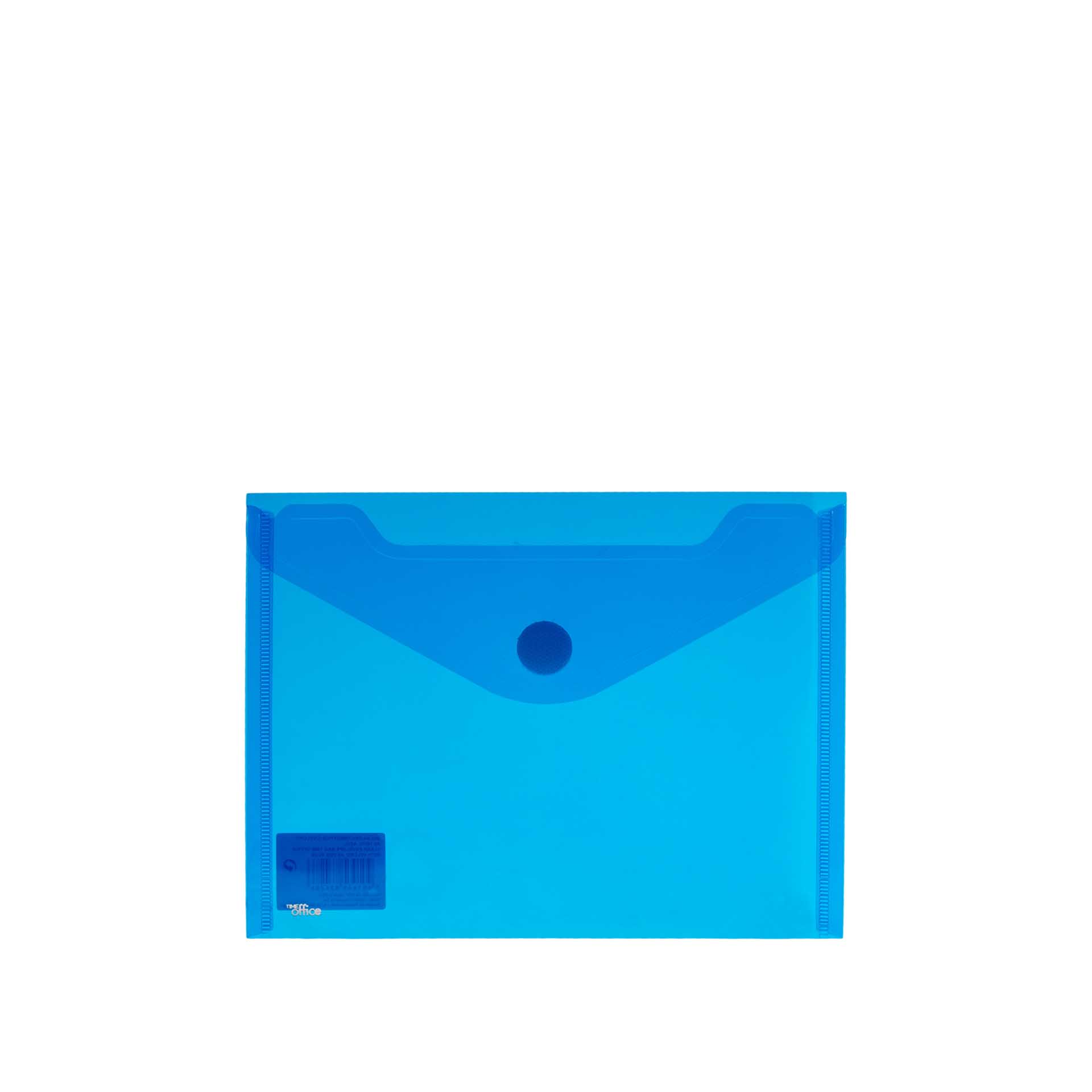 Bolsa Envelope Firmo com Velcro Azul A5