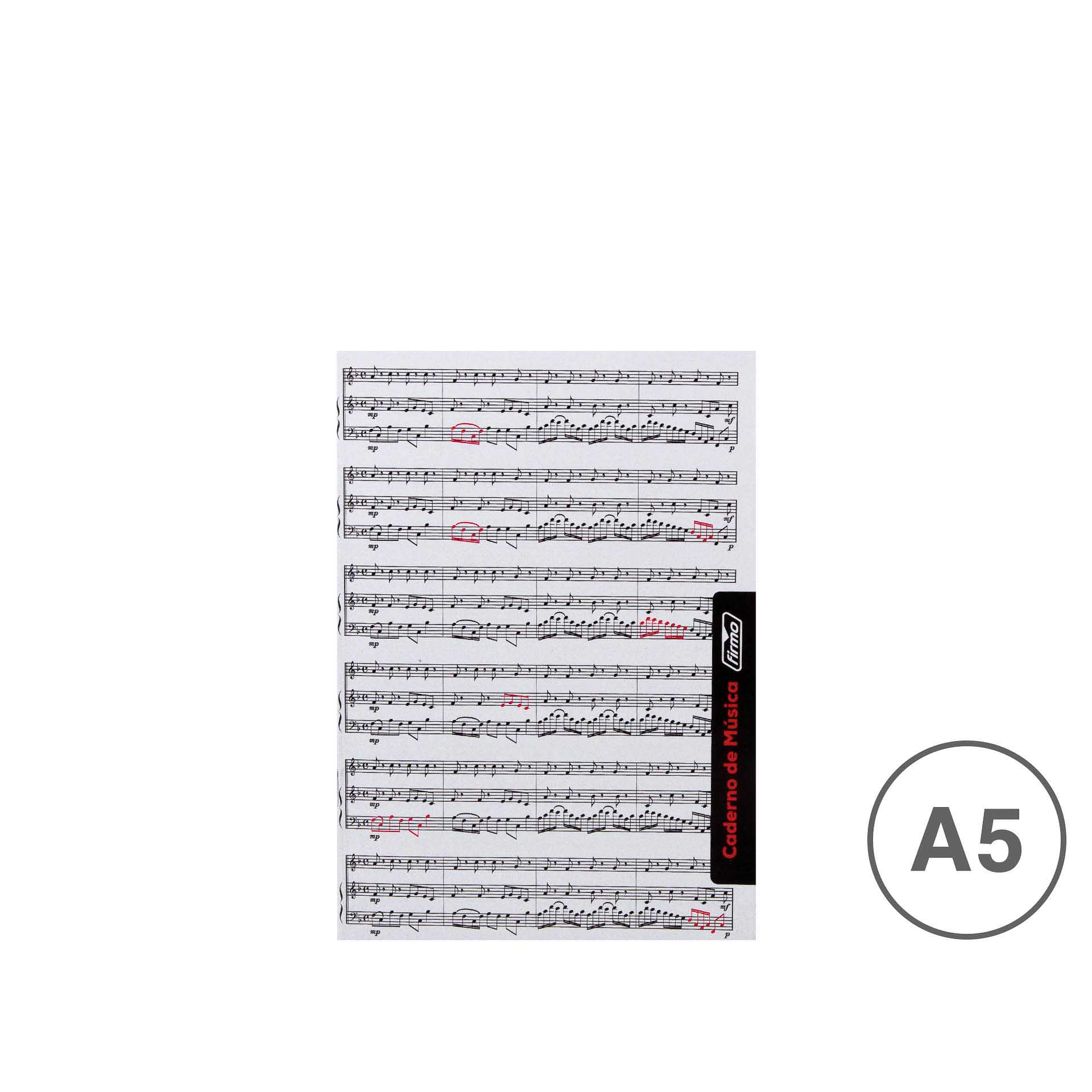 Caderno Música / Canto 20 Folhas