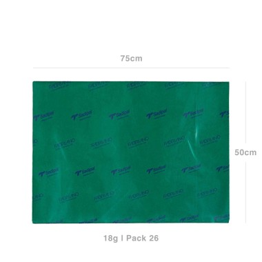 Papel Seda Sadipal 18gr 50X75cm Pack 26