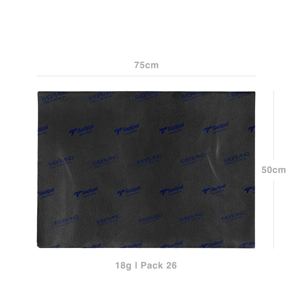 Papel Seda Sadipal 18gr 50X75cm Pack 26