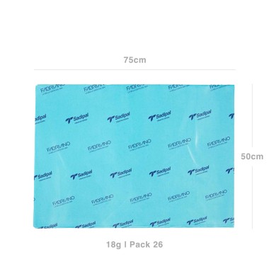Papel Seda Sadipal 18gr 50X75cm Pack 26