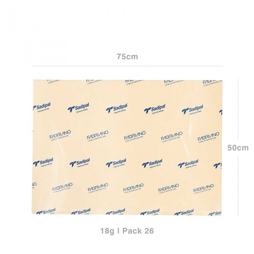 Papel Seda Sadipal 18gr 50X75cm Pack 26 Papel Seda Sadipal 18gr 50X75cm Pack 26