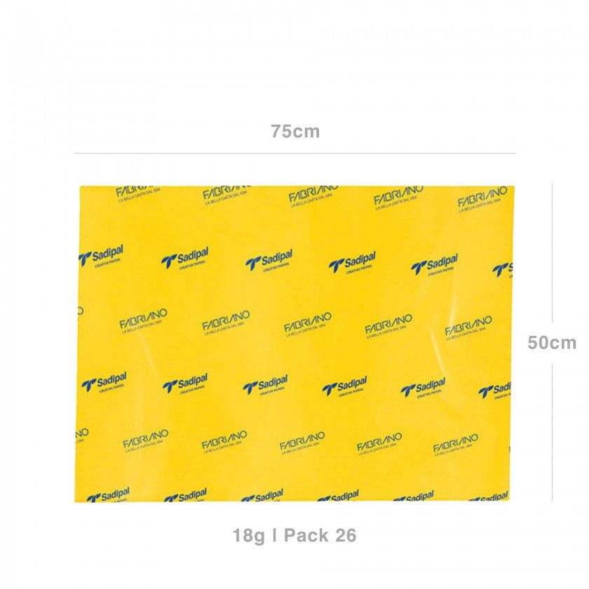 Papel Seda Sadipal 18gr 50X75cm Pack 26 Papel Seda Sadipal 18gr 50X75cm Pack 26