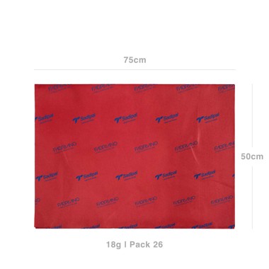 Papel Seda Sadipal 18gr 50X75cm Pack 26