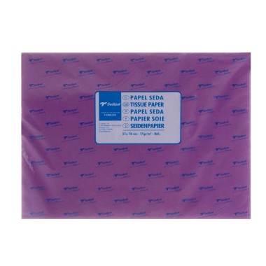 Papel Seda Sadipal Roxo 51X76cm Pack 25