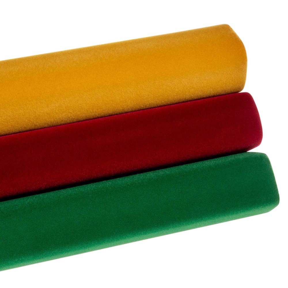 Rolo Veludo Adesivo Sadipal Amarelo Ouro 0.45X1M