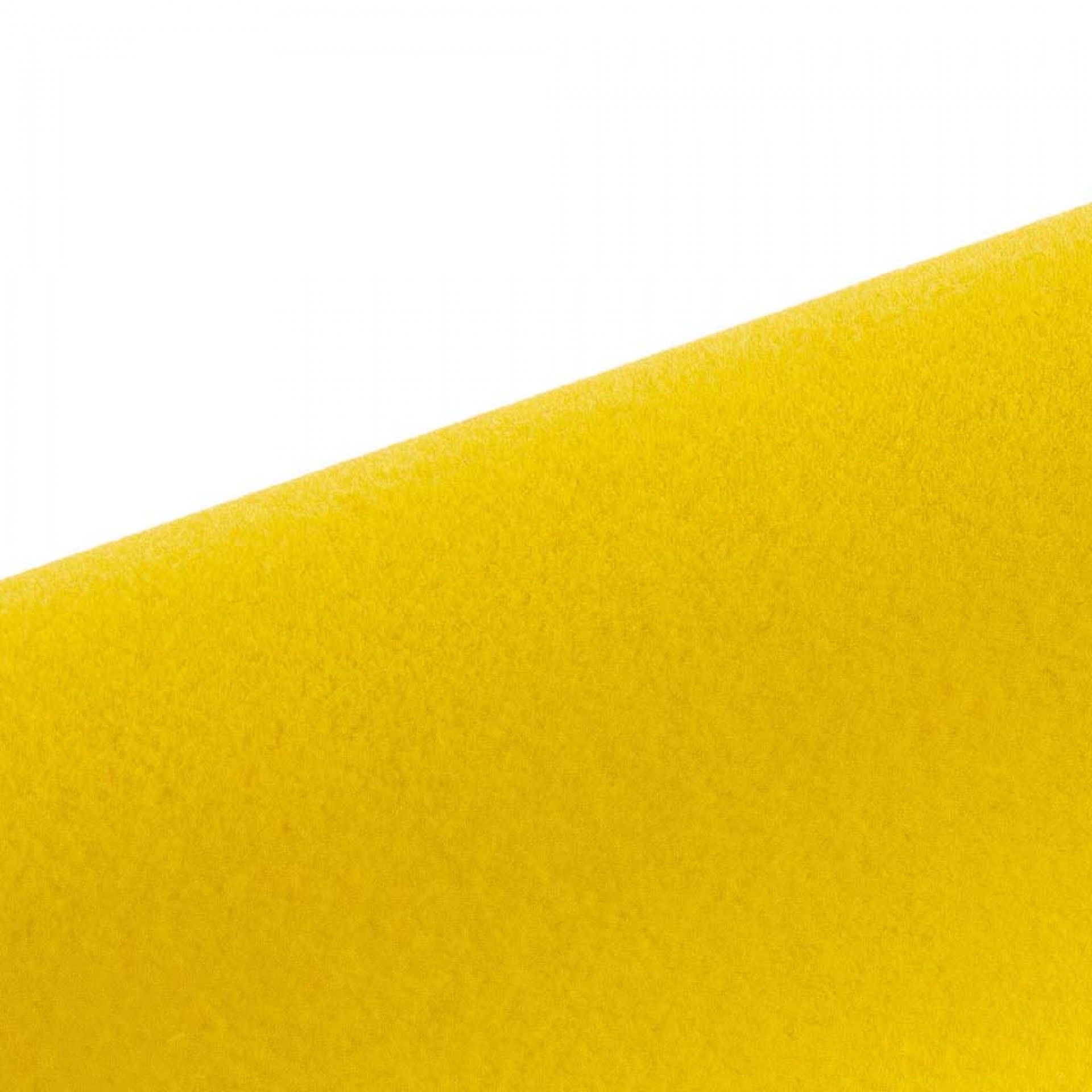 Rolo Veludo Adesivo Sadipal Amarelo 0.45X1M