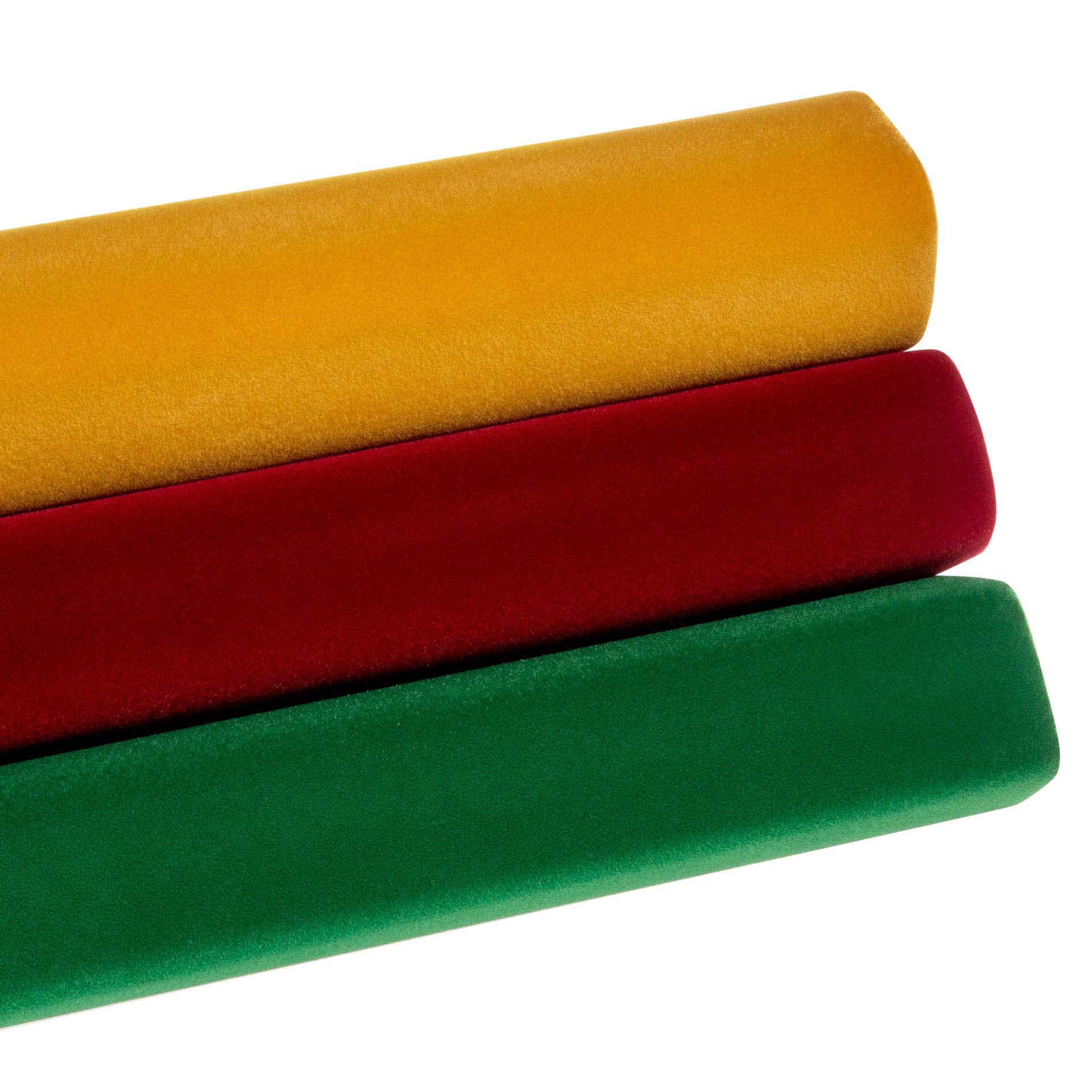 Rolo Veludo Adesivo Sadipal Amarelo Ouro 0.45X1M