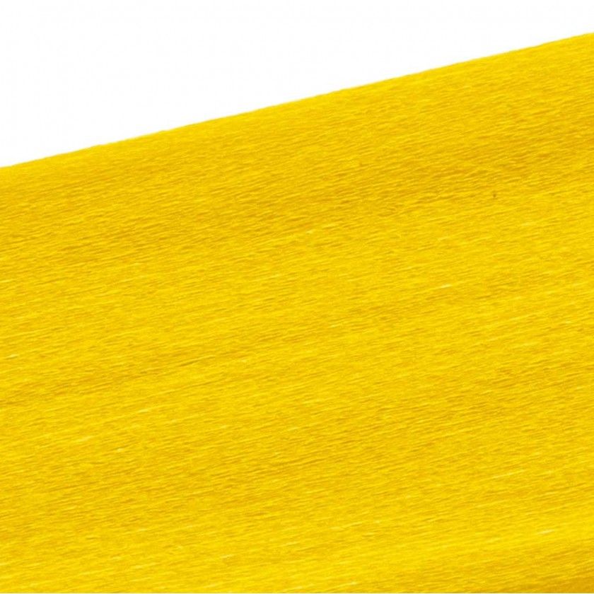 Papel Crepe Sadipal Amarelo Semforo 50X250cm