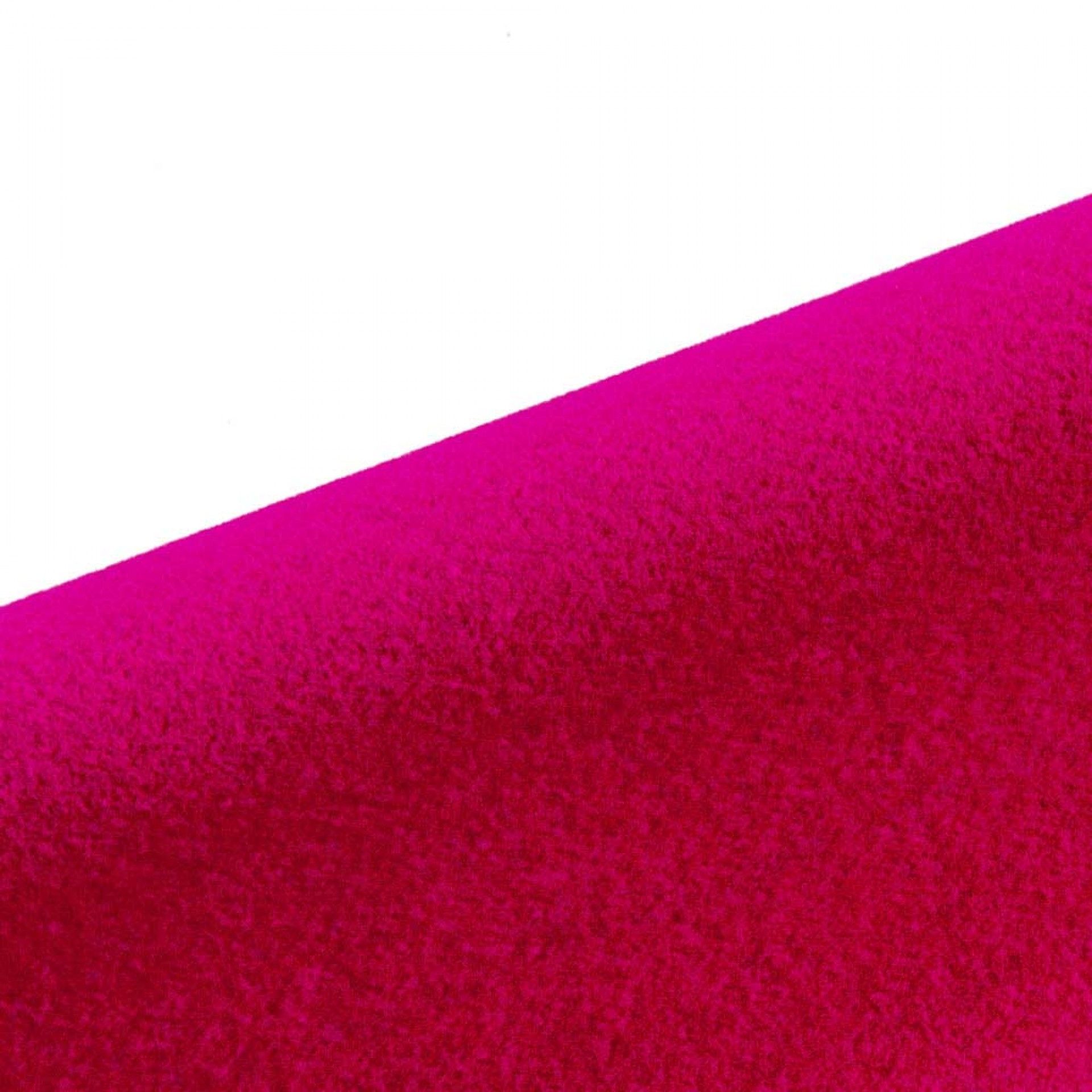 Rolo Veludo Adesivo Sadipal Fúcsia 0.45X1M