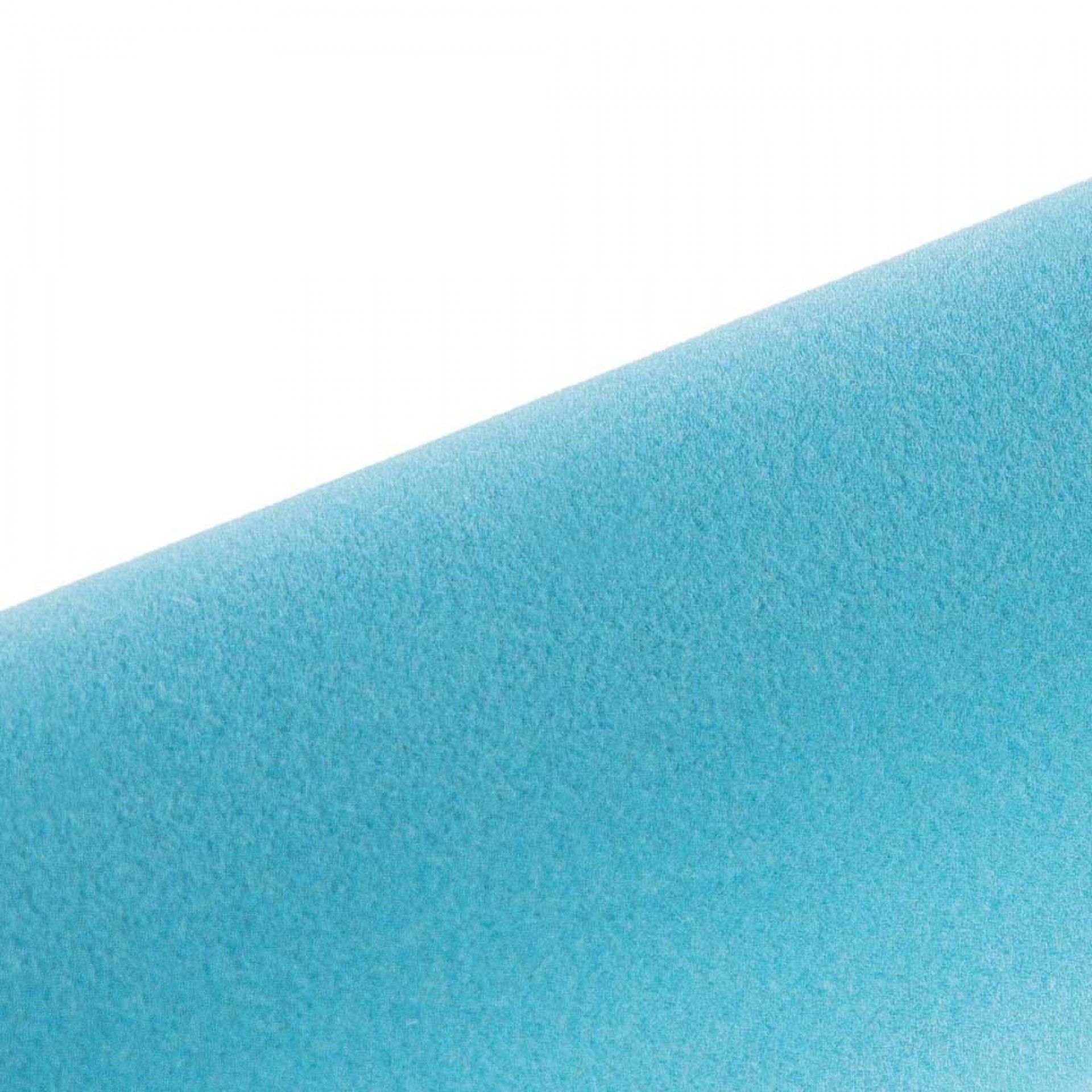 Rolo Veludo Adesivo Sadipal Azul Turquesa 0.45X1M