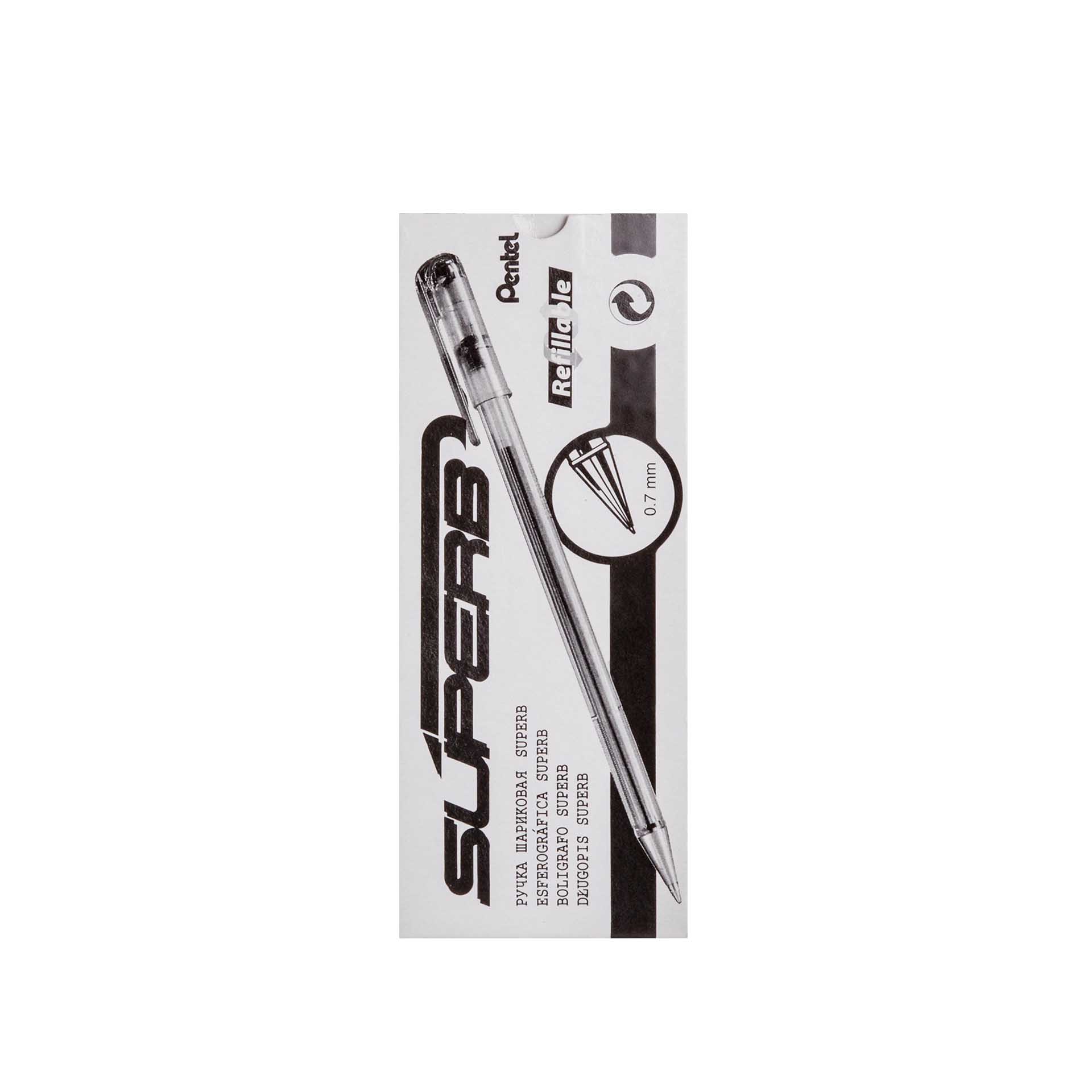 Esferográfica Pentel Preto 0.7mm