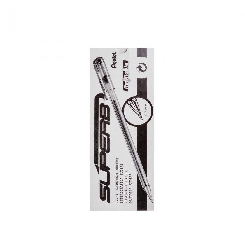 Esferográfica Pentel Preto 0.7mm Esferográfica Pentel Preto 0.7mm