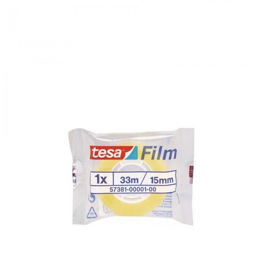 Rolo Fita Cola Tesa 15mmx33m Transparente