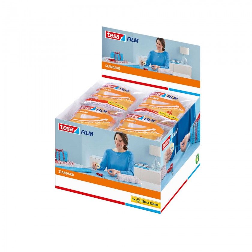 Rolo Fita Cola Tesa 15mmx33m Transparente