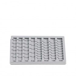 Tabuleiro Classificador Moedas Plstico Q-Connect Cinzento 15.5X28.3cm