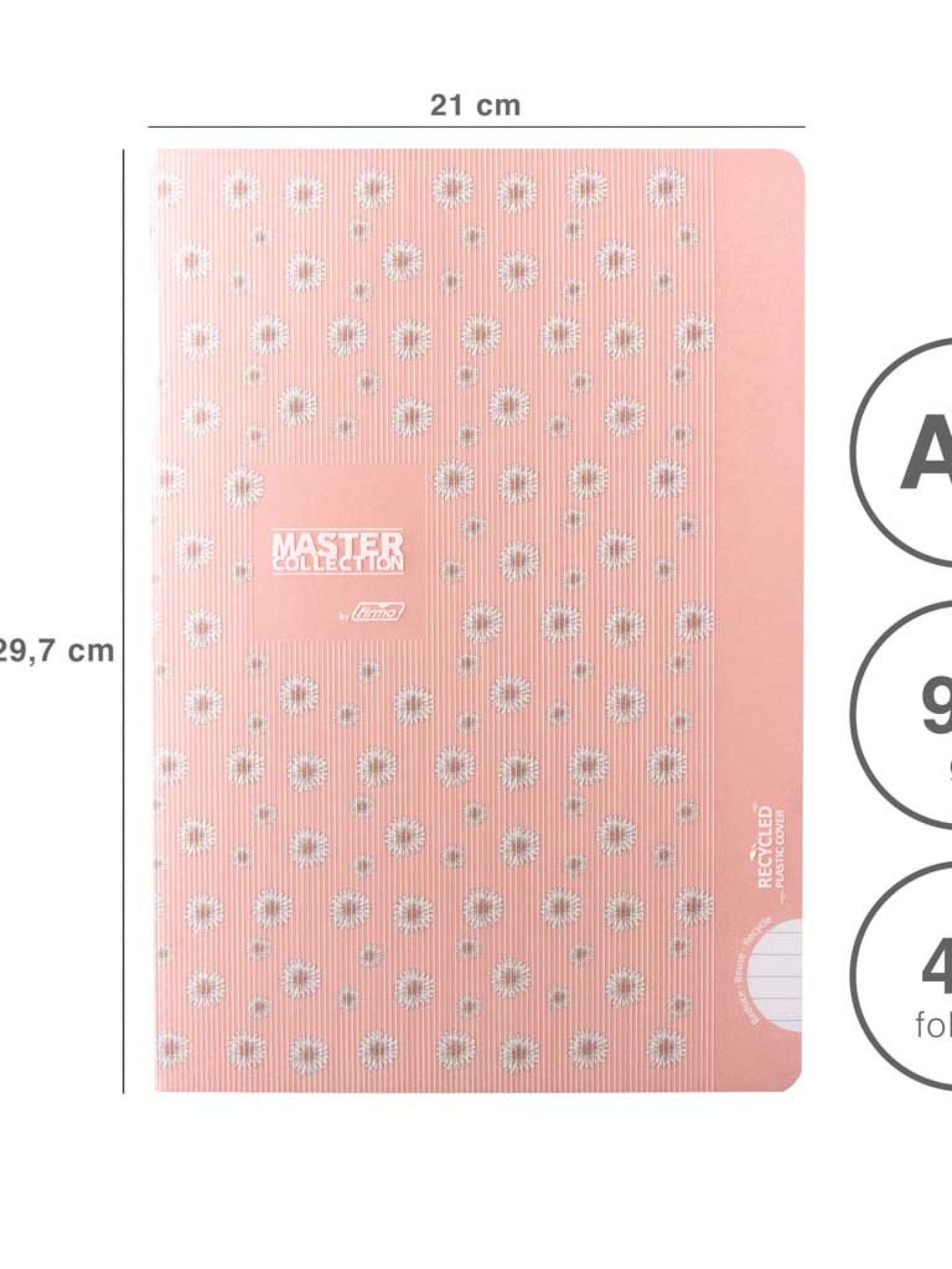 Caderno Agrafado Firmo Pautado A4 48F 90gr
