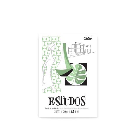 Bloco Desenho Estudos A2 24 Folhas 120gr - Image product