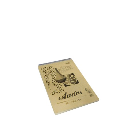 Bloco Desenho Espiral Estudos Premium A3 100 Folhas 90gr - Image product