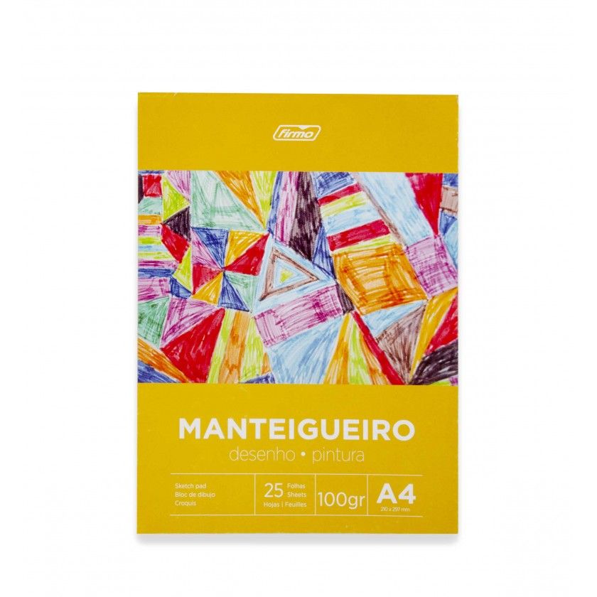 Bloco Papel Manteigueiro A4 25F 100gr