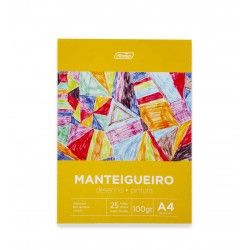 Bloco Papel Manteigueiro A4 25F 100gr