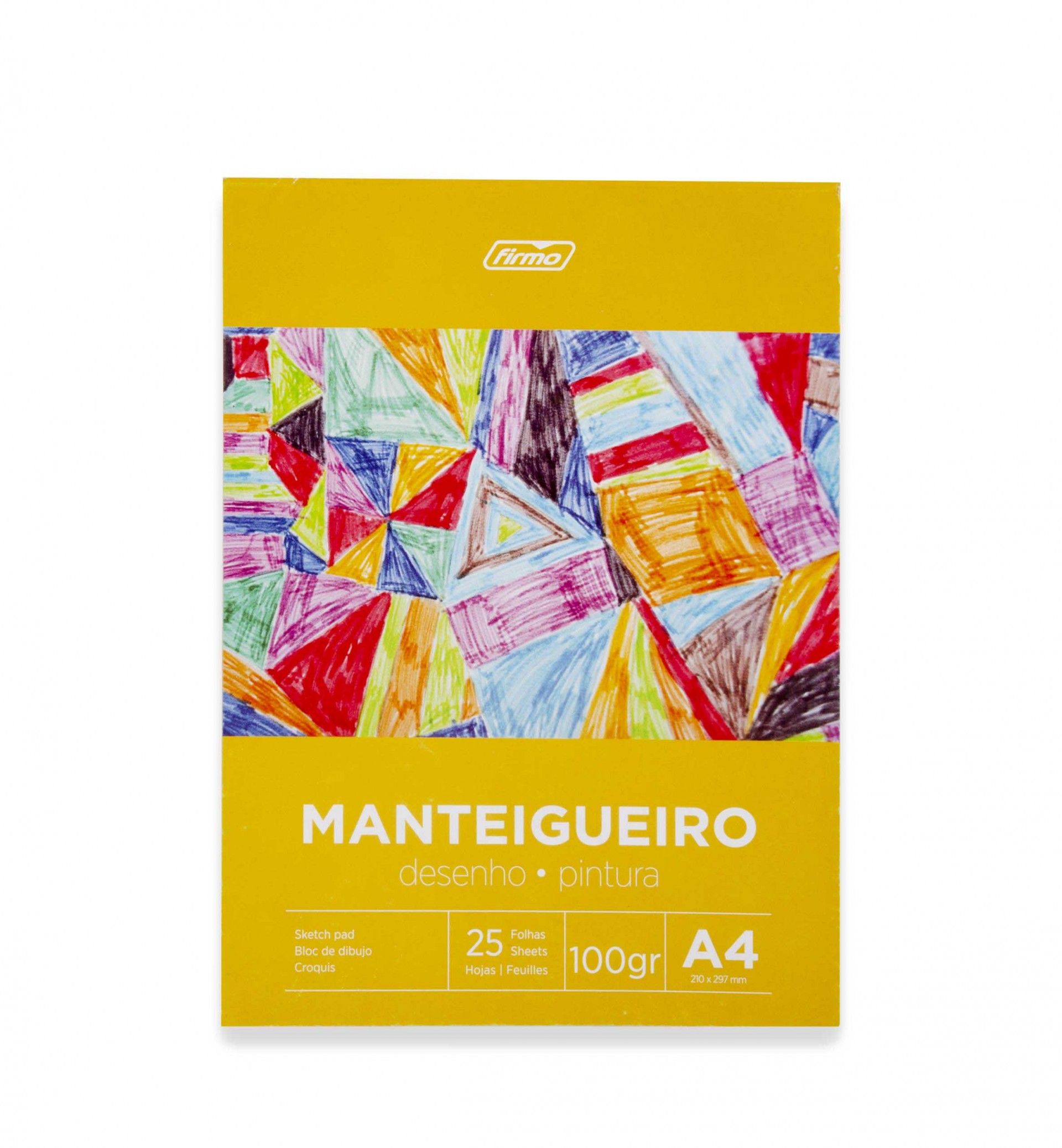 Bloco Papel Manteigueiro A4 25F 100gr