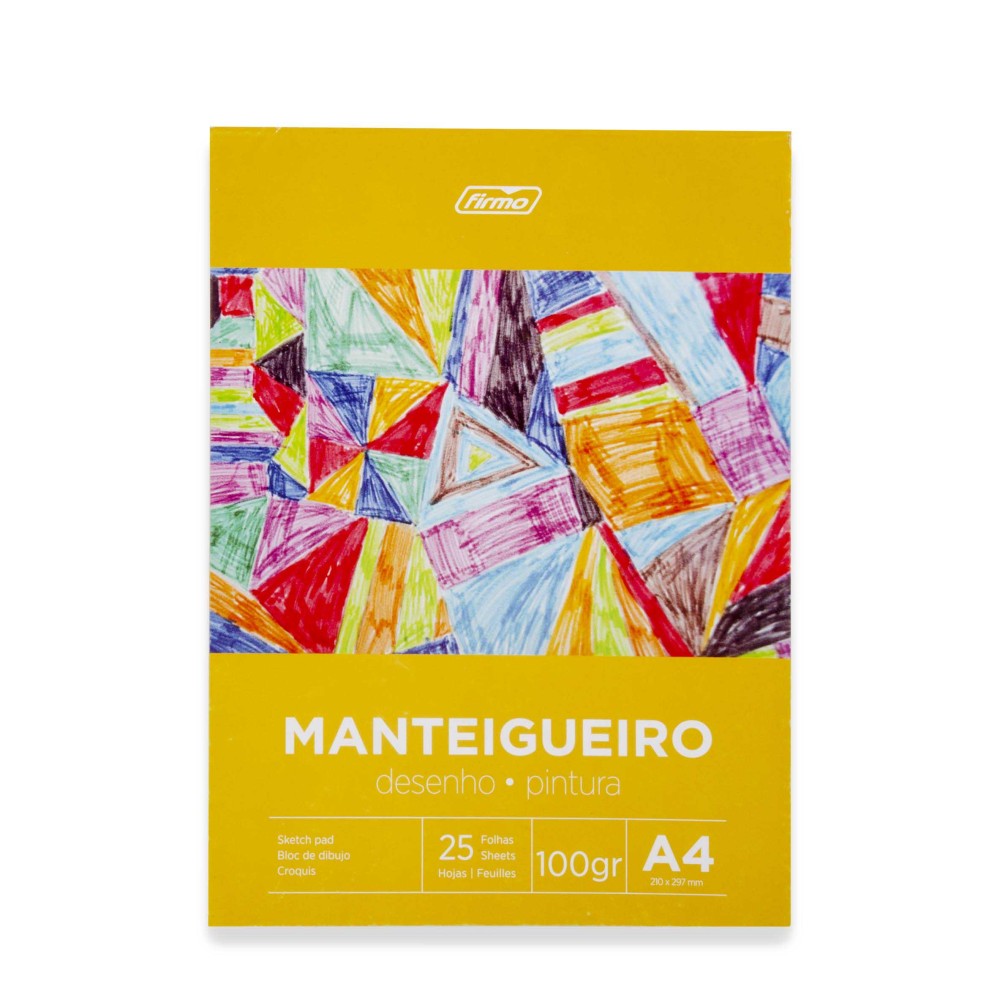 Bloco Papel Manteigueiro A4 25F 100gr