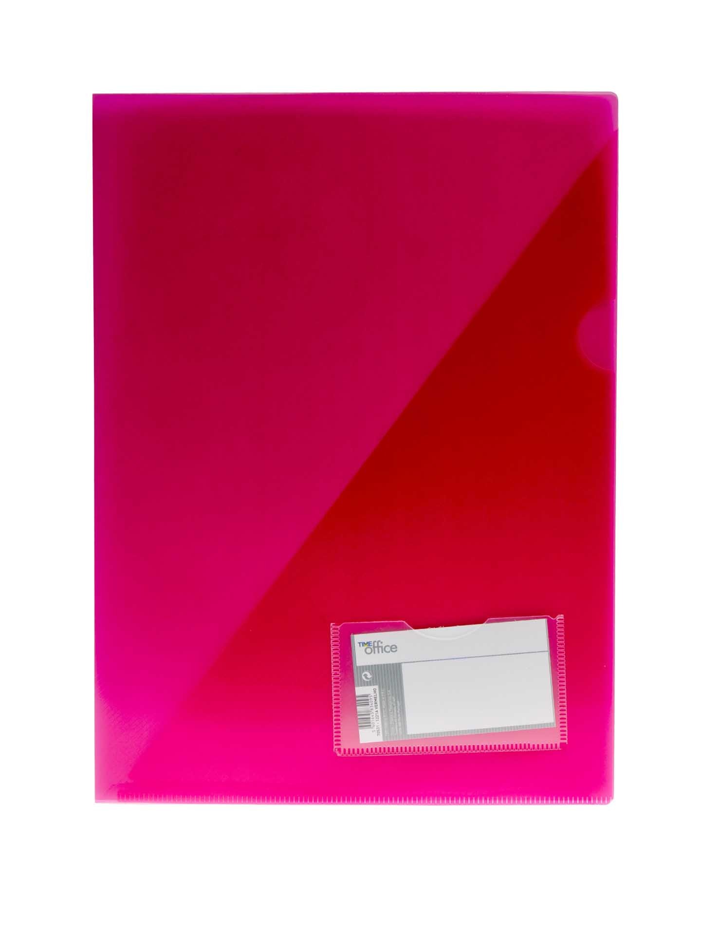 Bolsa Timeoffice com Visor Vermelho A4