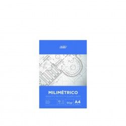 Bloco Papel Milimetrico A4 10F 90gr