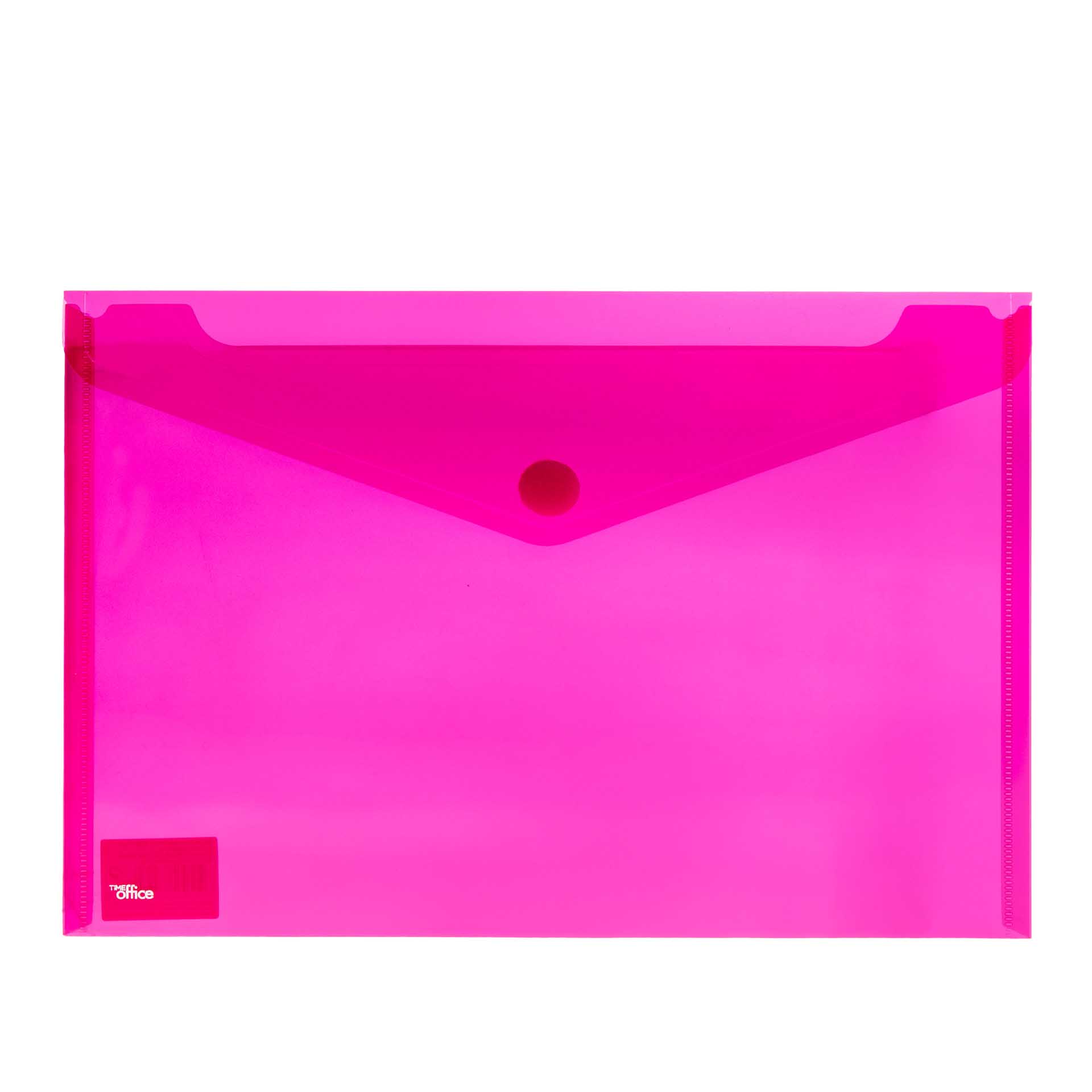Bolsa Envelope Firmo com Velcro Vermelho A4