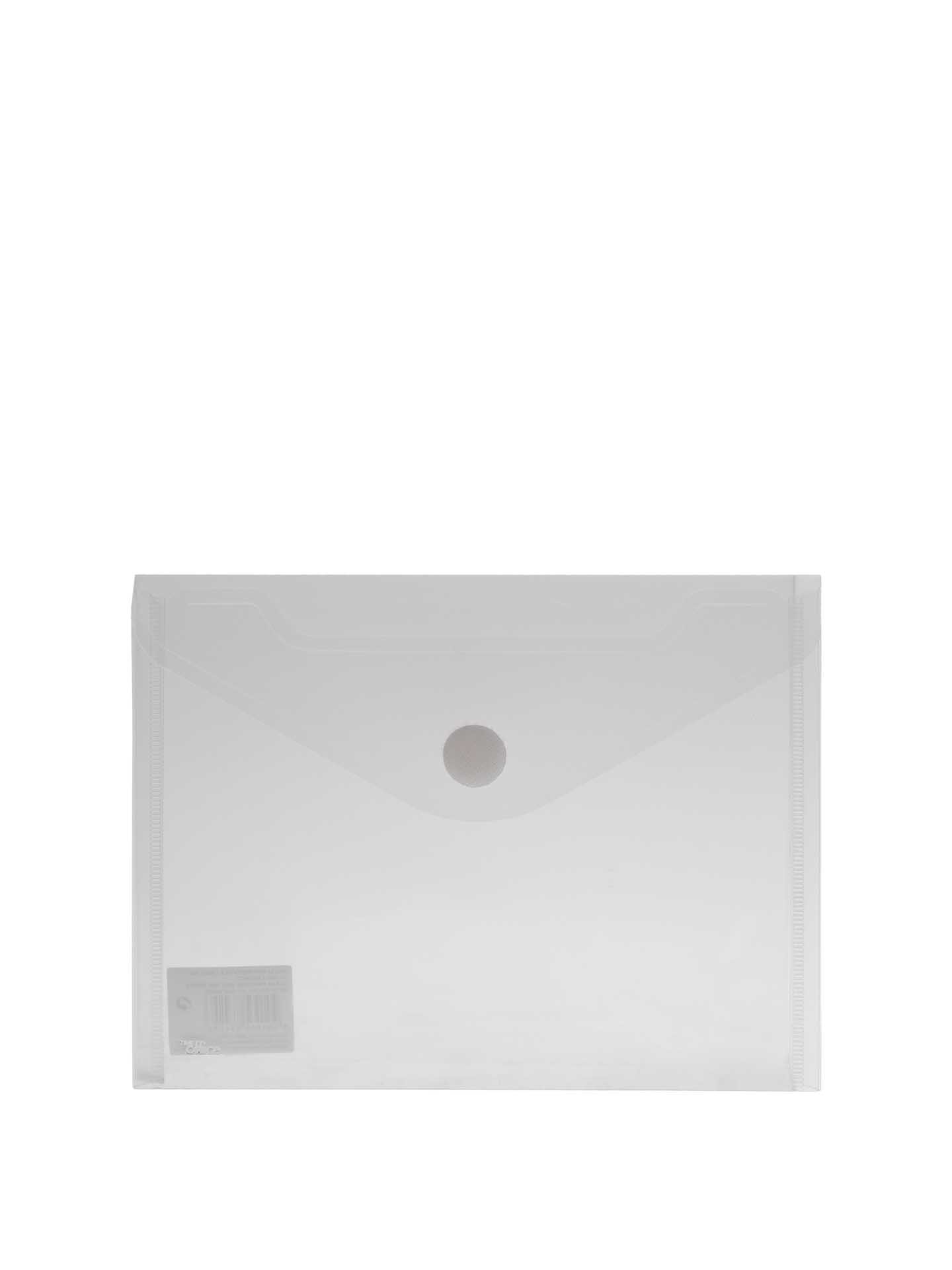 Bolsa Envelope Firmo com Velcro Transparente A5