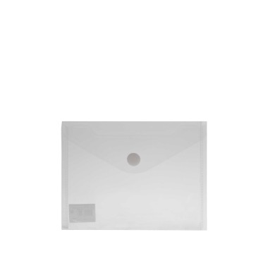 Bolsa Envelope Firmo com Velcro Transparente A5