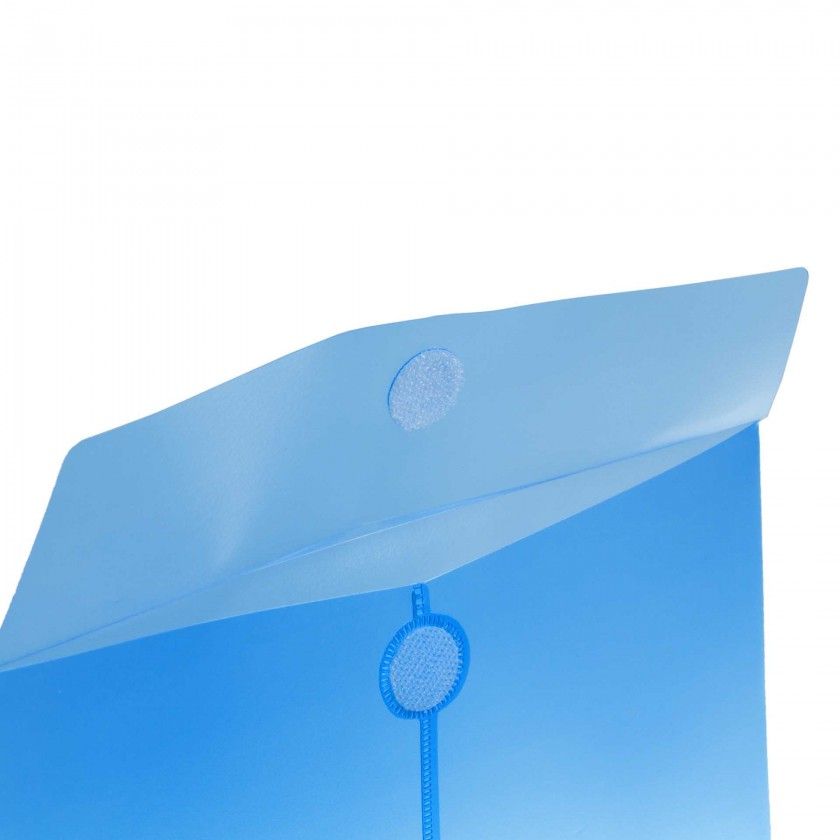 Bolsa com Velcro A4 Azul Bolsa com Velcro A4 Azul